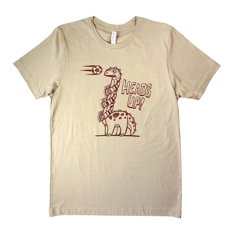 Heads Up! Dinosaur Adult Tee