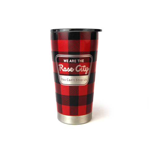 16oz Plaid Tumbler