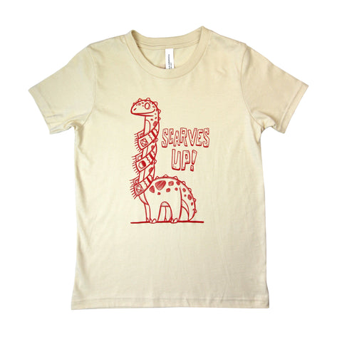 Scarves Up! Dinosaur Youth Tee