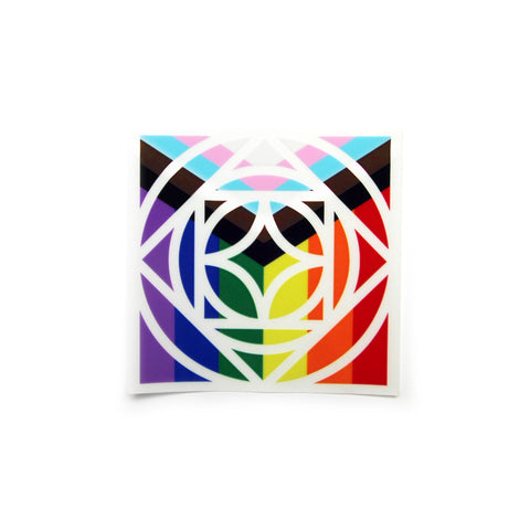 Pride Rose Sticker - Clear