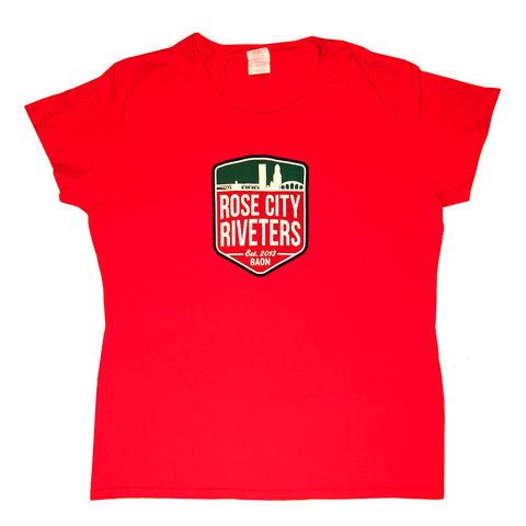 Crest Tee - Red